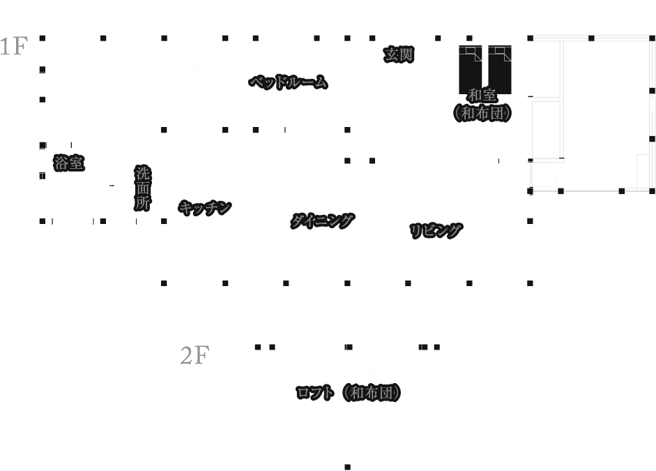 secondary residenceの間取り